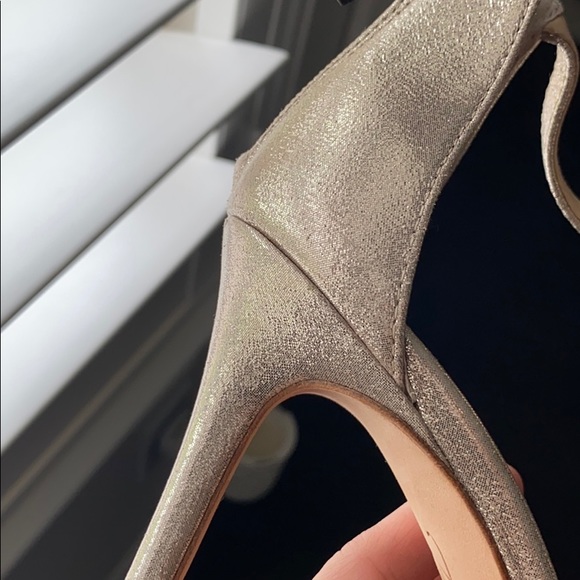 Vince Camuto Metallic High Heel Sandals - Picture 8 of 8